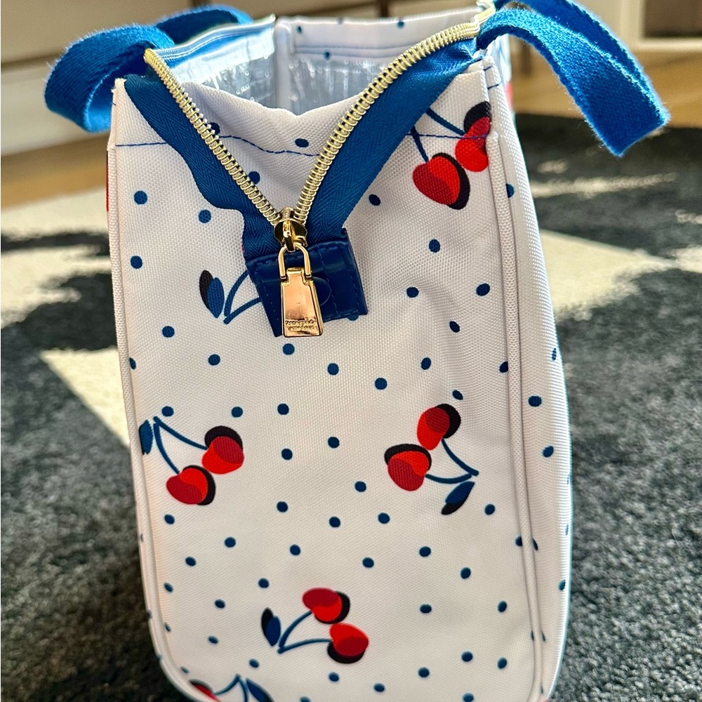 *NWOT* KATE SPADE New York Cherry Lunch Tote Bag, Clear Lining & Pockets 🍒 - Picture 7 of 7